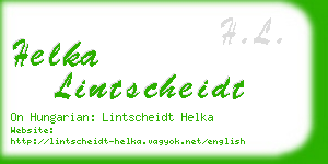helka lintscheidt business card